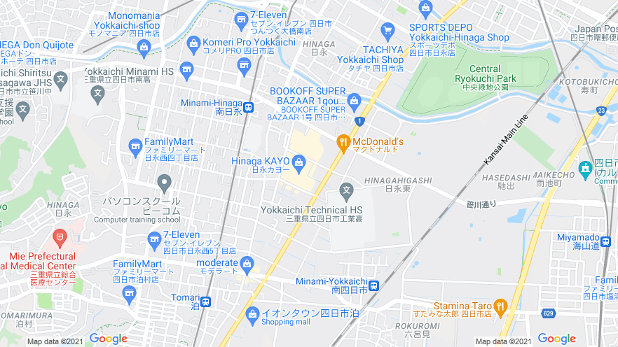 三重トヨタ自動車 四日市日永店 (四日市市) 電気自動車の充電器 